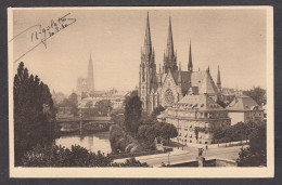 102155/ STRASBOURG, Vue Générale, L'Eglise Saint-Paul Et La Cathédrale - Straatsburg