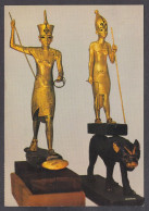 127368/ CAIRO EGYPTIAN MUSEUM, Tutankhamun Treasure, Gold Statuettes Of The King - Musées