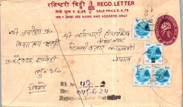 Nepal Postal Stationery Flower  - Népal