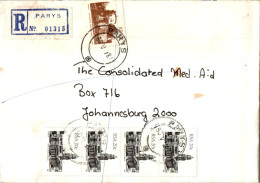 RSA South Africa Cover Parys  To Johannesburg - Storia Postale