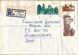 RSA South Africa Cover Bloemfontein  To Johannesburg - Storia Postale