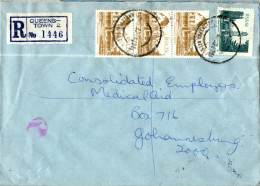 RSA South Africa Cover Queenstown  To Johannesburg - Lettres & Documents