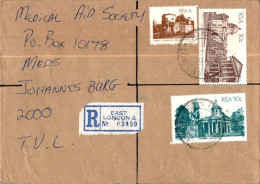 RSA South Africa Cover East London  To Johannesburg - Lettres & Documents