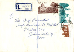 'RSA South Africa Cover King William''s Town  To Johannesburg' - Lettres & Documents