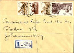 RSA South Africa Cover Les Marais  To Johannesburg - Lettres & Documents