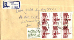 RSA South Africa Cover Westhoven  To Johannesburg - Lettres & Documents