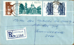 RSA South Africa Cover Danville  To Johannesburg - Cartas & Documentos