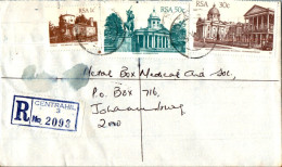 RSA South Africa Cover Centrahil To Johannesburg - Covers & Documents