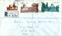 RSA South Africa Cover East End Durban  To Johannesburg  - Lettres & Documents