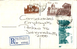 RSA South Africa Cover Jan Smutslughawe Airport To Johannesburg - Lettres & Documents