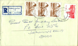 RSA South Africa Cover Newcastle To Johannesburg - Lettres & Documents