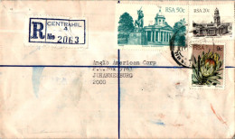 RSA South Africa Cover Centrahil To Johannesburg - Covers & Documents