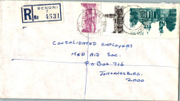 RSA South Africa Cover Benoni  To Johannesburg - Cartas & Documentos