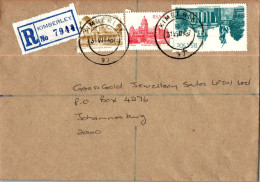 RSA South Africa Cover Kimberley  To Johannesburg - Lettres & Documents