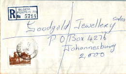 RSA South Africa Cover Bloemfontein  To Johannesburg - Lettres & Documents