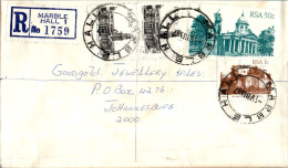 RSA South Africa Cover Marble Hall  To Johannesburg - Storia Postale