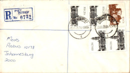 RSA South Africa Cover Piet Retief  To Johannesburg - Covers & Documents