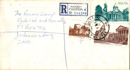 RSA South Africa Cover Randfontein  To Johannesburg - Lettres & Documents