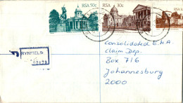 RSA South Africa Cover Rynfield  To Johannesburg - Lettres & Documents