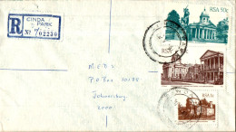 RSA South Africa Cover Cinda Park  To Johannesburg - Lettres & Documents