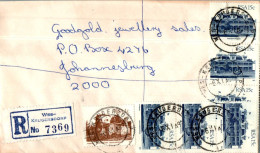 RSA South Africa Cover Weskrugersdorp  To Johannesburg - Covers & Documents