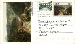RSA South Africa Postal Stationery Dam To Doornfontein - Lettres & Documents