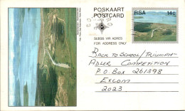 RSA South Africa Postal Stationery Dam To Excom - Lettres & Documents