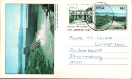 RSA South Africa Postal Stationery Dam To Johannesburg - Lettres & Documents