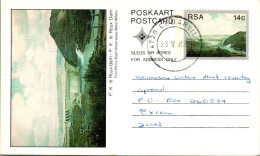 RSA South Africa Postal Stationery Dam To Excom - Lettres & Documents