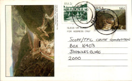 RSA South Africa Postal Stationery Dam To Johannesburg - Covers & Documents