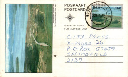 RSA South Africa Postal Stationery Dam To Springfield - Briefe U. Dokumente