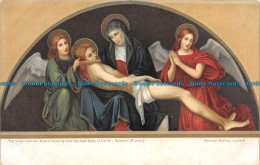 R108802 Postcard. The Virgin And Two Angels Weeping Over The Dead Body Of Christ - Welt