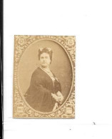 ED92 - MINIATURE PHOTOGRAPHIQUE LALLIER - PRINCESSE LAETITIA WILHELMINE MATHILDE - FORMAT 2.8 X 2.2 CM - Sonstige & Ohne Zuordnung