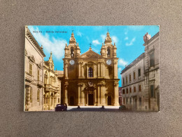 Malta Mdina Cathedral Carte Postale Postcard - Malta