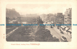 R109613 Princes Street Looking West. Edinburgh. Hartmann - Welt