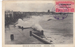 Cuba Postcard Airmail 1928 - Covers & Documents