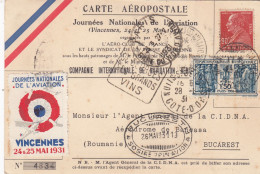 France Postcard Airmail 1931 - Covers & Documents