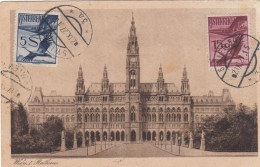 Österreich Postkarte Luftpost 1927 - Andere & Zonder Classificatie