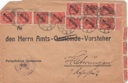 Deutsches Reich INFLA Dienstpost Brief 1921-23 - Brieven En Documenten