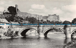 R109205 Richmond Castle And River Swale. Valentine. No M 6585. RP. 1965 - Welt