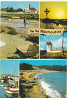 85. ILE DE NOIRMOUTIER.. CPSM. MULTIVUES. 5 VUES: DIFFERENTS ASPECTS DE L'ILE. - Ile De Noirmoutier