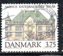 DANEMARK DANMARK DENMARK DANIMARCA 1995 AARTHUS CATHEDRAL SCHOOL 800th ANNIVERSARY 3.75k USED USATO OBLITERE' - Used Stamps