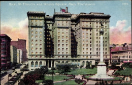 CPA San Francisco Kalifornien USA, Hotel St. Francis Und Union Square - Andere & Zonder Classificatie