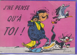 Carte Postale Bande Dessinée   Franquin Gaston Lagaffe    N° 150  Très Beau Plan - Bandes Dessinées