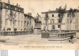 D54  NANCY  Statue Jeanne D'Arc, Sur La Place Lafayette  ..... - Nancy