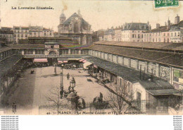 D54  NANCY  Le Marché Couvert Et L'Eglise Saint-Sébastien  ..... - Nancy