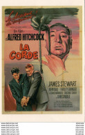 ALFRED HITCHCOCK  LA CORDE  1948  CARTE MODERNE REPRENANT UNE AFFICHE ANCIENNE - Posters On Cards