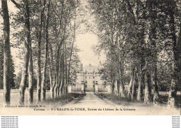 D19  SALON LA TOUR  Entrée Du Château De La Grènerie  ............. .  ( REP 1821) - Andere & Zonder Classificatie