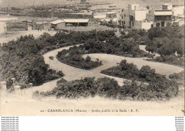 MAROC  CASABLANCA  Jardin Public Et La Rade  ..... - Casablanca