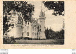 D86  SAVIGNY SOUS FAYE -Le Château De Savigny , Façades Est Et Nord - Other & Unclassified